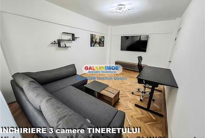 Apartament cu 3 camere decomandat, mobilat în Tineretului - 2