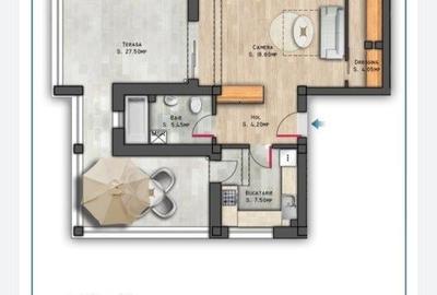 Vanzare apartament 2 camere,  Nicolae Grigorescu, bloc 2025 in constructie,  eta - 14