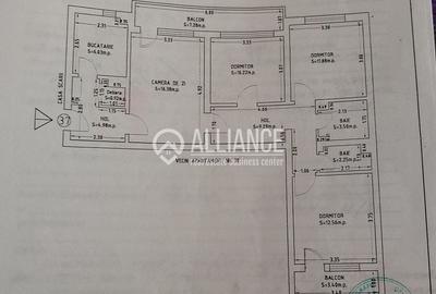 Tomis Nord Cambrige School (COD 06) Apartament 4 camere 89 mp - 1