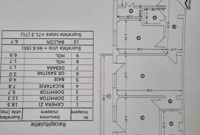 Apartament cu 3 camere semidecomandat în Central - 4