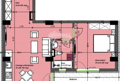 Apartament cu 2 camere in Statiunea Mamaia – pret 101.000 Euro+TVA - 3