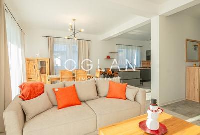 Casa cu garaj in Cisnadioara, mobilata utilata, 824 mp teren, COMISION 0%