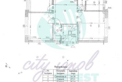 Apartament cu 3 camere decomandat în Primăverii - 4