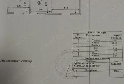 Apartament cu 3 camere decomandat în Central - 2