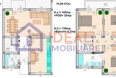 Casă tip duplex cu 4 camere, complet Mobilat, Selimbar - 23