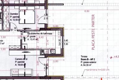 Apartament cu 2 camere 55,3mp + parcare, Soporuluiaproape de Iulius Mall
