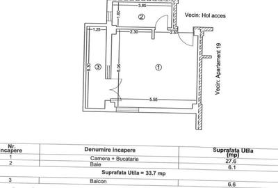 Apartament cu 2 camere în Nord - 2