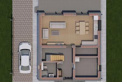 Casă cu 4 camere în Tărlungeni - 13