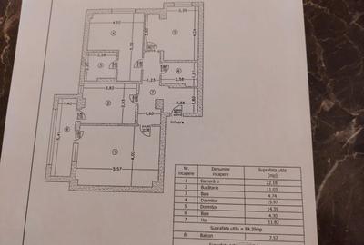 3 camere Central , constructie 2017 , mobilat / utilat Premium ! - 27