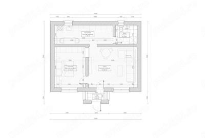 Casă cu 2 camere cu Teren 140 Mp în Central - 3