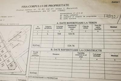 Teren intravilan de 1380 mp, în Străulești - 5
