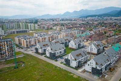 Nou rezidential, regim vila, cu 60 mp terasa, parcare subterana,Tractorul,Brasov - 1