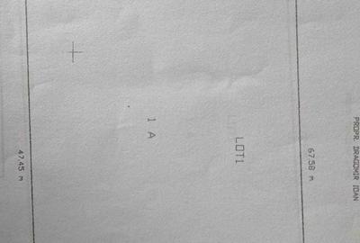 Teren de 1950 mp, în Exterior Vest - 1