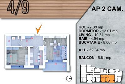 Apartament 2 camere  bloc tip BOUTIQUE - 3