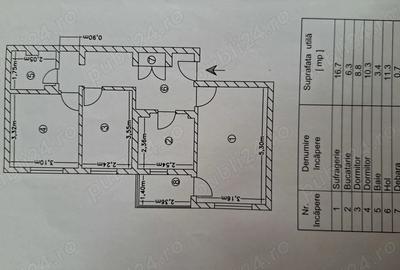 Apartament cu 2 camere decomandat în Central - 1