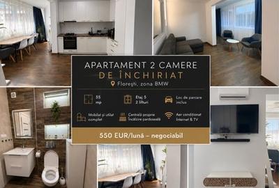 Apartament cu 2 camere decomandat în Florești