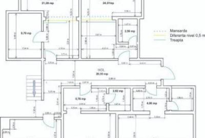 Spatiu de birou, finisat la cheie, 1 incapere, 31 mp, zona U - 15