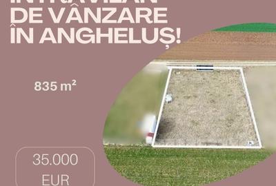 Teren intravilan de 835 mp, în Angheluș - 1