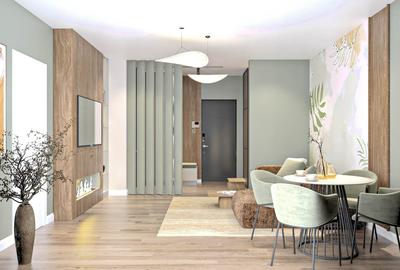 Apartament cu 2 camere decomandat în Tractorul - 2