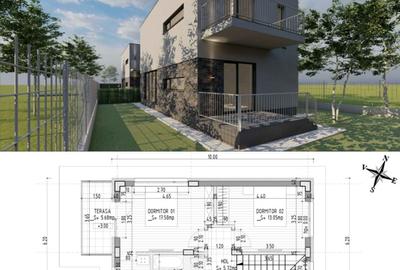 Casa individuala P+1 Teren 250 mp Popesti Leordeni - 13