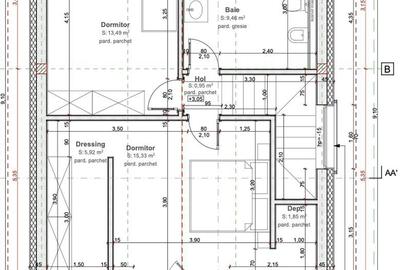 Casă cu 3 camere cu Teren 372 Mp în Central - 9