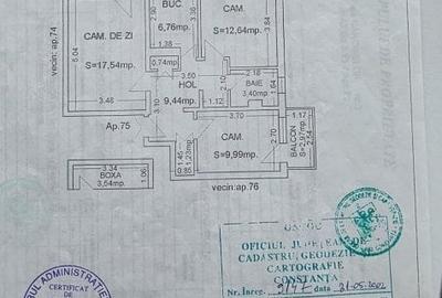 KM 4-5 APARTAMENT MOBILAT CU 3 CAMERE 2 BALCOANE BOXA - 12