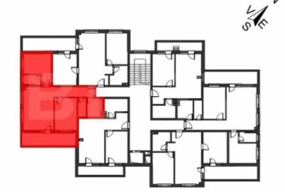 Apartament cu 3 camere semidecomandat în Florești - 2