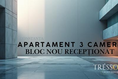 3 camere, 81 mp, 2 balcoane, 2 băi, bloc nou - 1