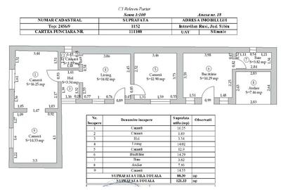 Casă cu 4 camere cu Teren 2300 Mp în Ruși - 10