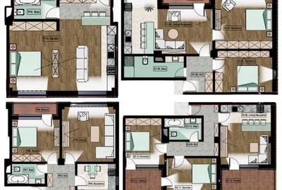 Apartament cu 3 camere decomandat în Pelican