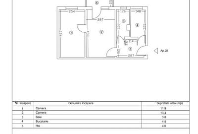 Apartament 2 camere în Tomis Nord –Tulcei 65000 euro Apartament 2 camere în Tomis Nord –Tulcei 65000 euro - 2