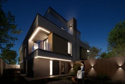 Vile premium individuale S+P+1E+2R, subsol, 4 dormitoare, living, curte proprie - 4