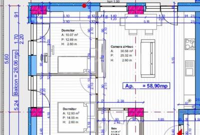 Apartament 3 camere de vanzare in Floresti
