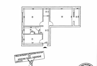 Apartament cu 2 camere decomandat în Frumoasa