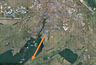 Teren intravilan 3000 mp de vanzare pe DJ 106D, la 1 km distanta de Sibiu, - 1