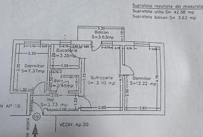 APARTAMENT 3 CAMERE SEMIDECOMANDAT CONFORT 3 ZONA GROAPA - 4