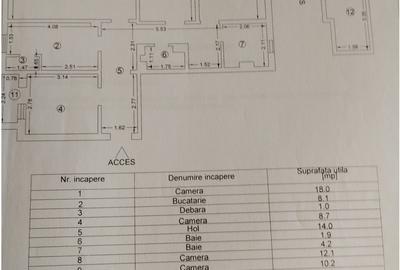 Apartament cu 4 camere decomandat în Dacia - 2