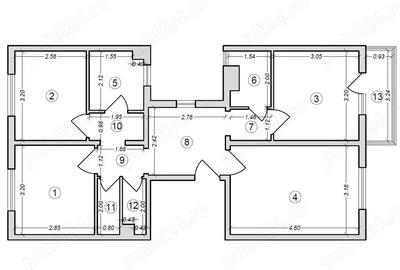 Apartament cu 4 camere decomandat în Tei