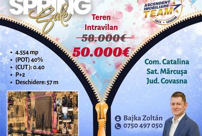 Teren Construcții intravilan de 4554 mp, în Exterior Est - 1