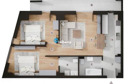 Proiect NOU Tatarasi - Kaufland, apartamente 3 camere pret Promotional! - 4