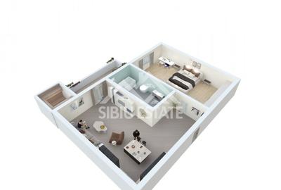 Apartament 2 camere 39,6 mp , Zona Lacul lui Binder - 5