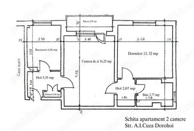Apartament cu 2 camere semidecomandat în Central - 4