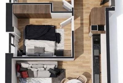 Apartament cu 3 camere semidecomandat în Baciu - 1