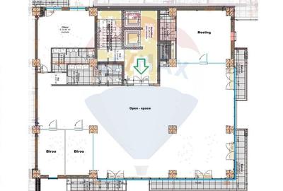 Spatiu birouri de inchiriat 280 mp Marasti. Comision 0% - 9