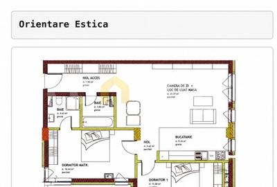 Apartament cu 3 camere în Florești - 2