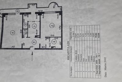 Apartament cu 2 camere decomandat în Central