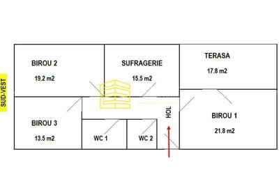 Spațiu de birou - Tg. Mureș - Ultracentral - Zona Liceul de Artă - 1
