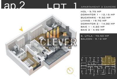 Apartament 3 camere Th. Pallady-Sector 3-Parcare Bonus - 2