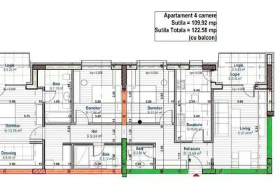 4 camere | 1 Decembrie 1918 |15 min metrou | IULIE 2026 | dressing - 2