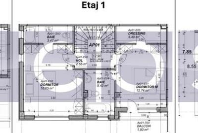 Duplex cu 4 camere cu Canalizare în Străulești - 15